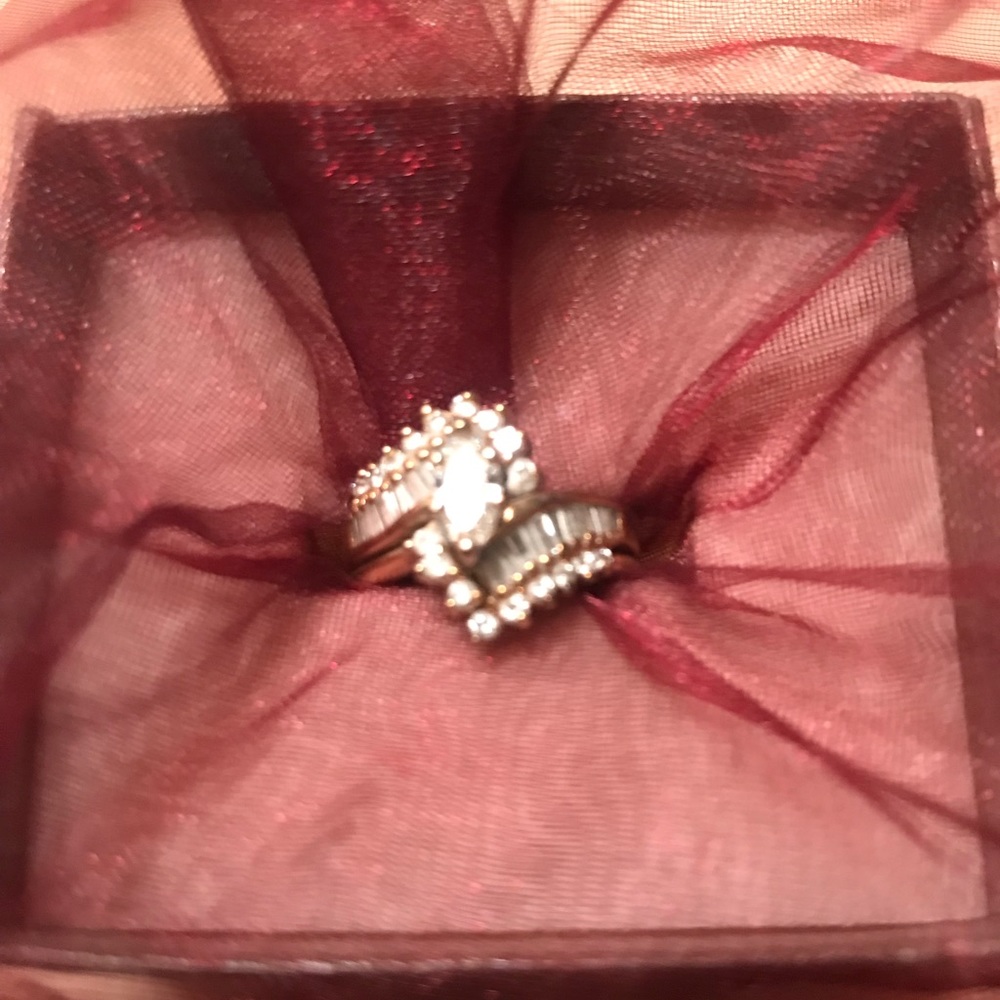 14kt Diamond Bridal Set